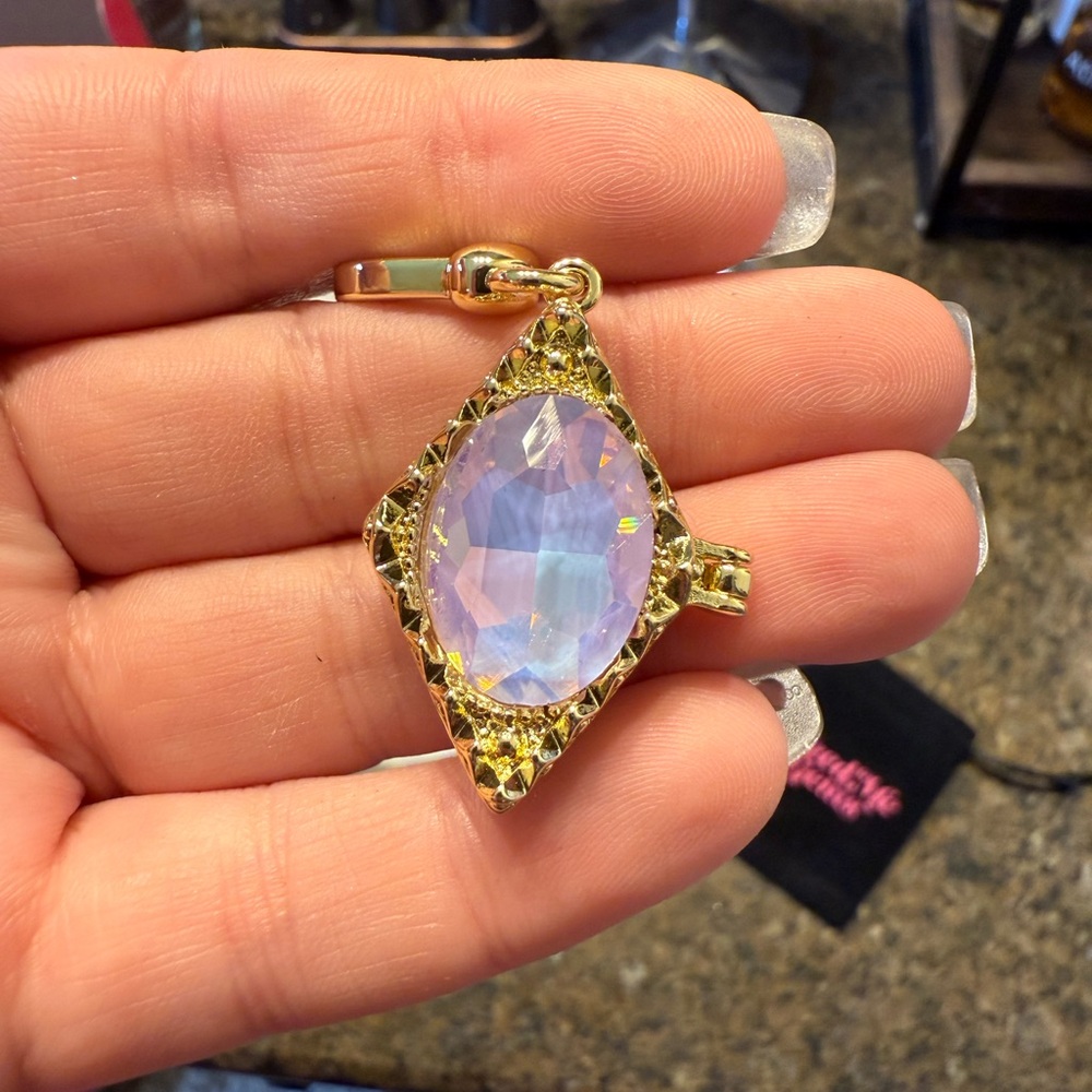 Feed Me Gems Purple Opal Judas Charm - Picture 3 of 3